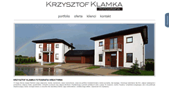 Desktop Screenshot of krzysztofklamka.com